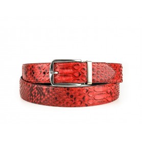 Red printed belt - Laspori